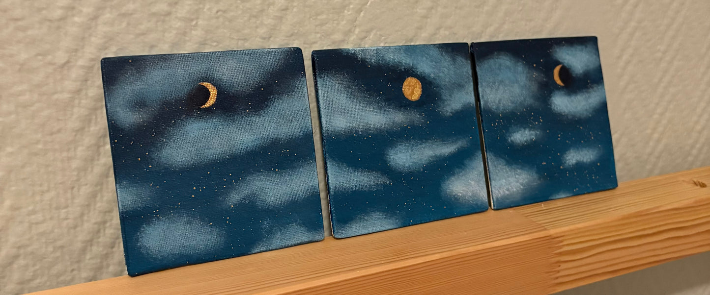 Triple moon dark night