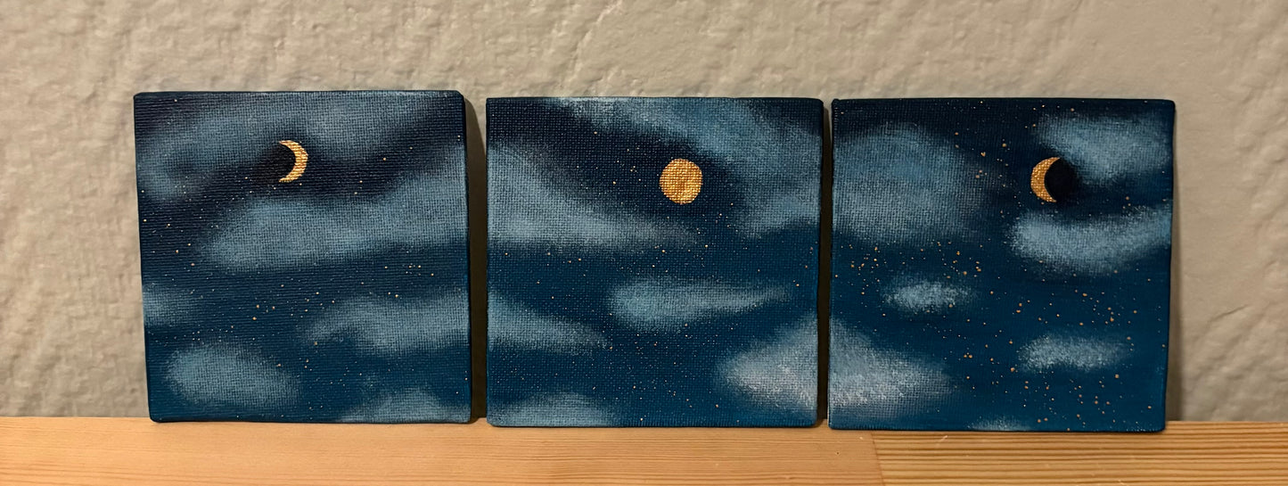 Triple moon dark night