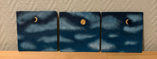 Triple moon dark night